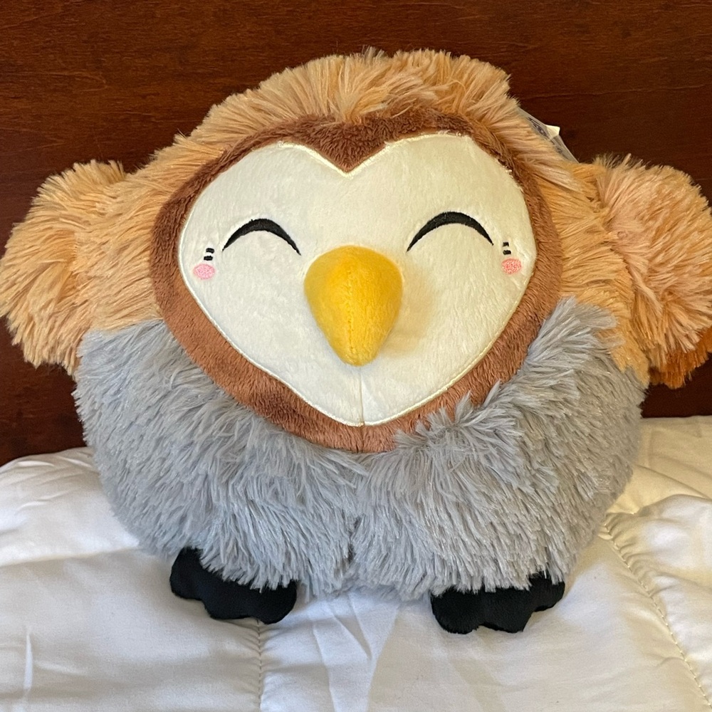 Mini Squishable Barn Owl II NWT Stuffed Toy